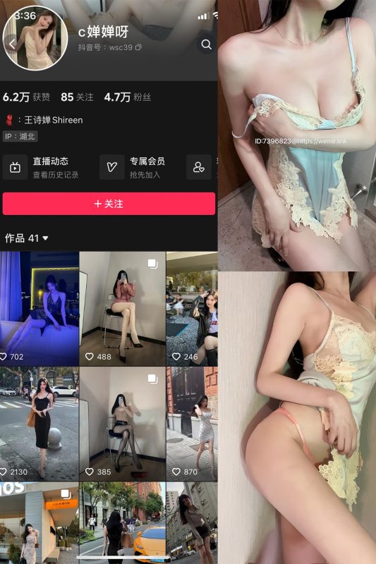 抖音 c婵婵呀 微密圈  NO.003期 【38P2V】-喵领域