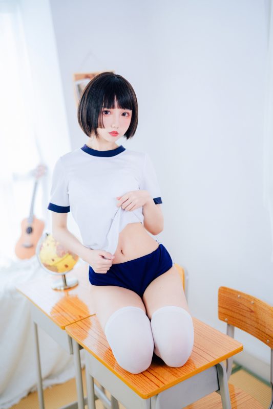 果咩酱w NO.008 体操服 [19P-271MB]-喵领域