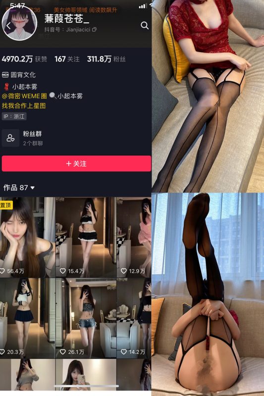 抖音 蒹葭苍苍 微密圈  NO.001期 【32P】-喵领域