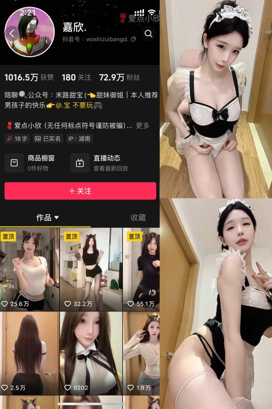 抖音 嘉欣 微密圈  NO.003 【9P5V】最新至：2025.1.24-喵领域