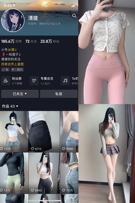 抖音 清提 微密圈  NO.004期 【17P18V】最新至：2023.11.18-喵领域