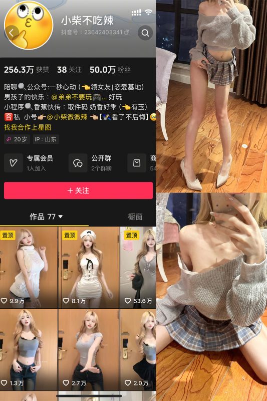 抖音 小柴不吃辣 微密圈  NO.003期 【27P】-喵领域
