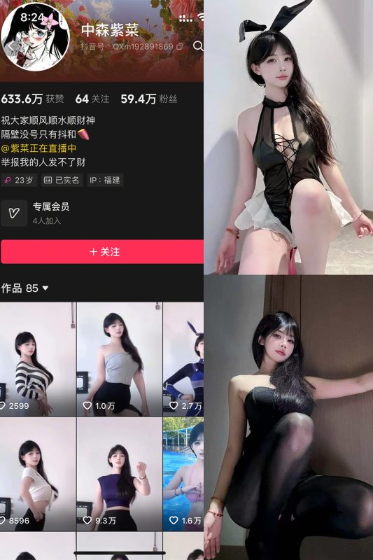 抖音 中森紫菜 岛遇 NO.004期 【8P9V】最新至：2025.7.13-喵领域