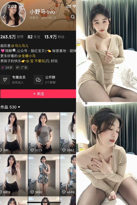 抖音 小野马ovo 微密圈 NO.010期 【28P4V】最新至：2025.5.3-喵领域