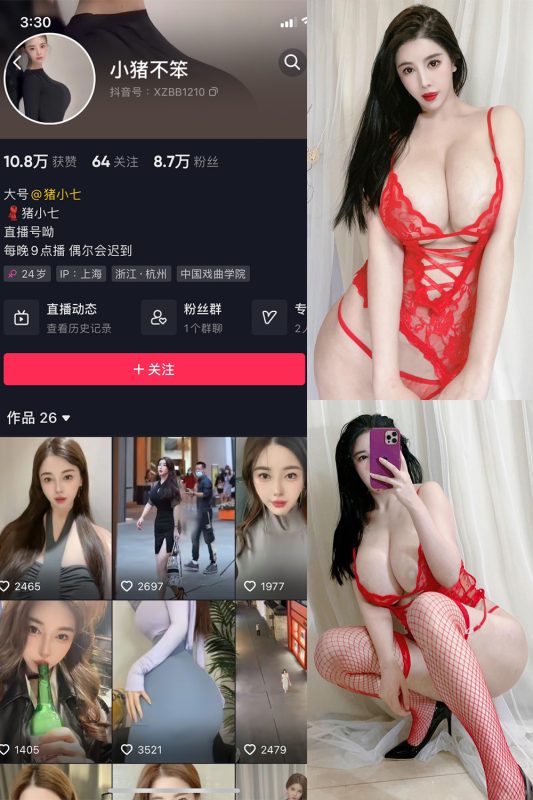 抖音 小猪不笨 微密圈 NO.008期 【102P12V】最新至：2024.6.12-喵领域